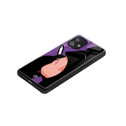 smoking batman back phone cover | glass case for nothing phone 1