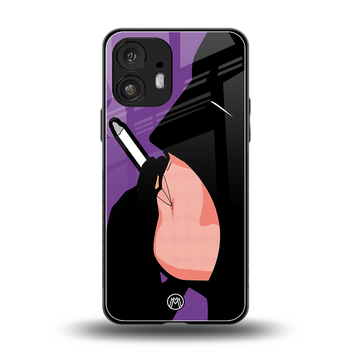 smoking batman back phone cover | glass case for nothing phone 2