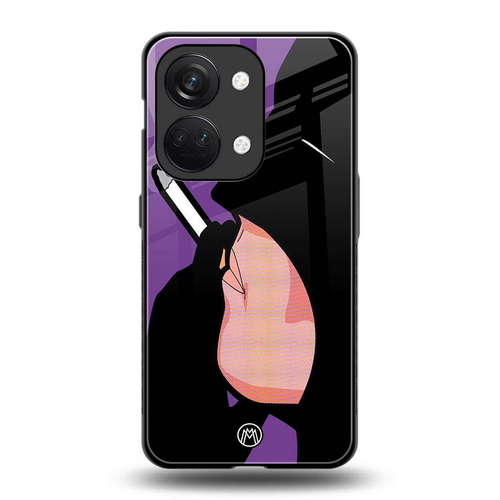 smoking batman back phone cover | glass case for oneplus nord 3