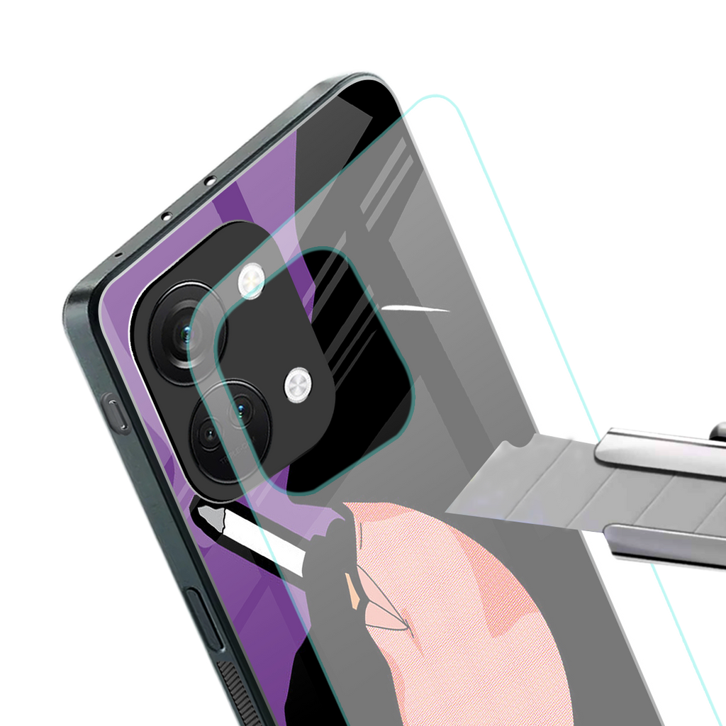 smoking batman back phone cover | glass case for oneplus nord 3