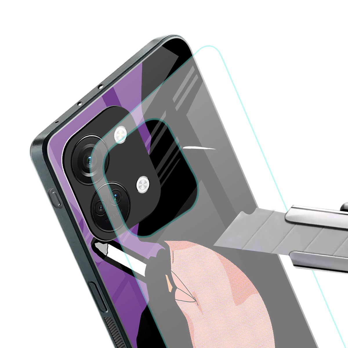 smoking batman back phone cover | glass case for oneplus nord 3