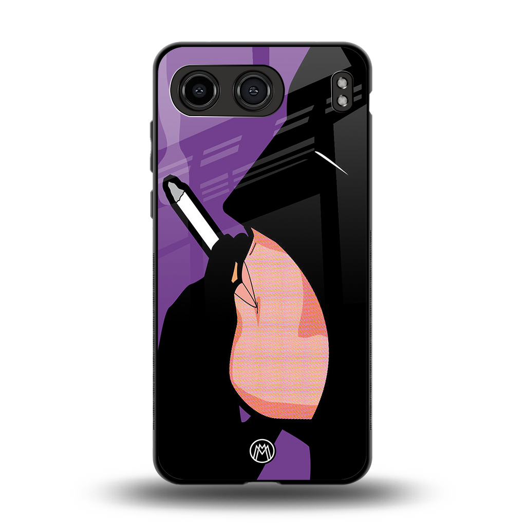 smoking batman back phone cover | glass case for oneplus nord 4