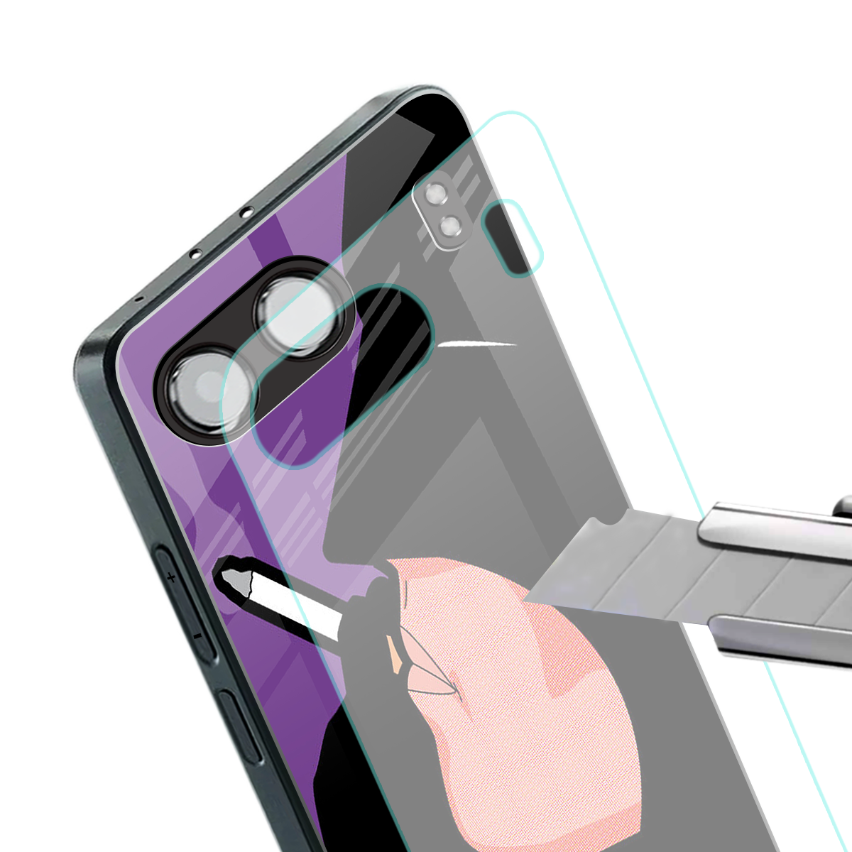 smoking batman back phone cover | glass case for oneplus nord 4