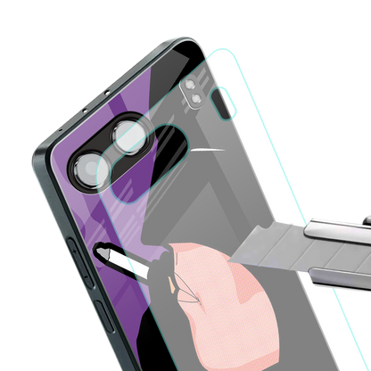 smoking batman back phone cover | glass case for oneplus nord 4