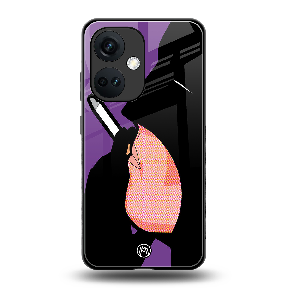 smoking batman back phone cover | glass case for oneplus nord ce 3