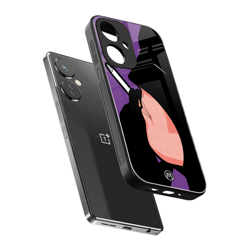 smoking batman back phone cover | glass case for oneplus nord ce 3