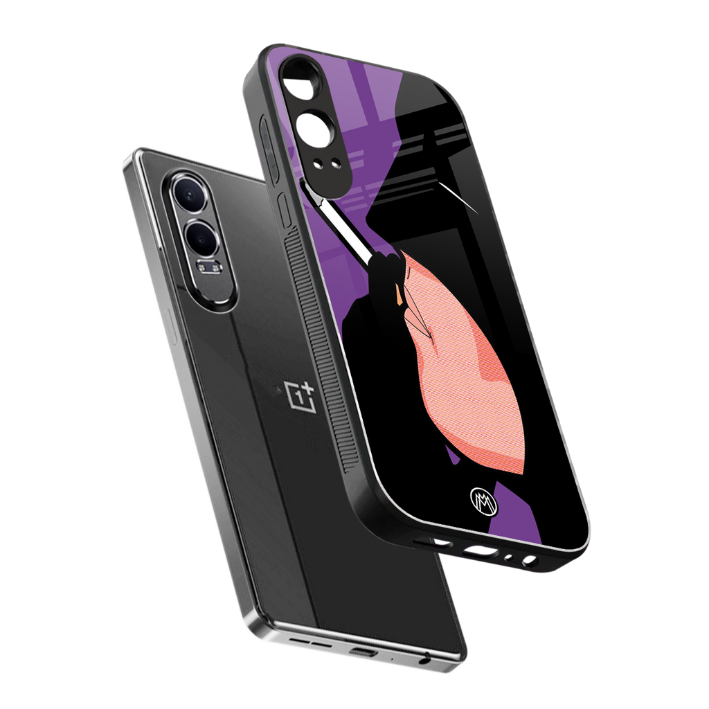 smoking batman back phone cover | glass case for oneplus nord ce 4 lite