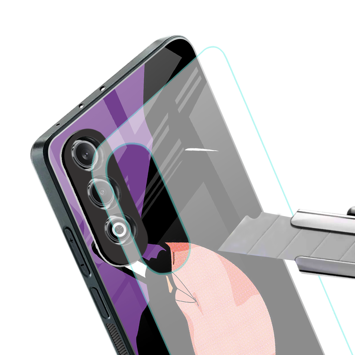smoking batman back phone cover | glass case for oneplus nord ce 4