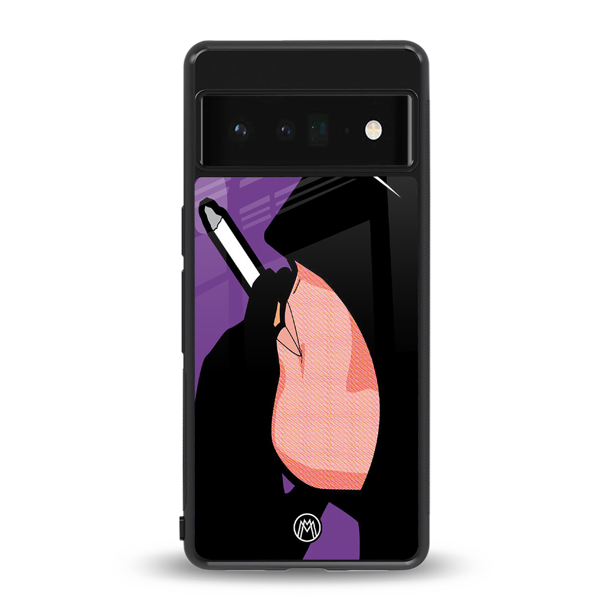 smoking batman back phone cover | glass case for google pixel 6 pro