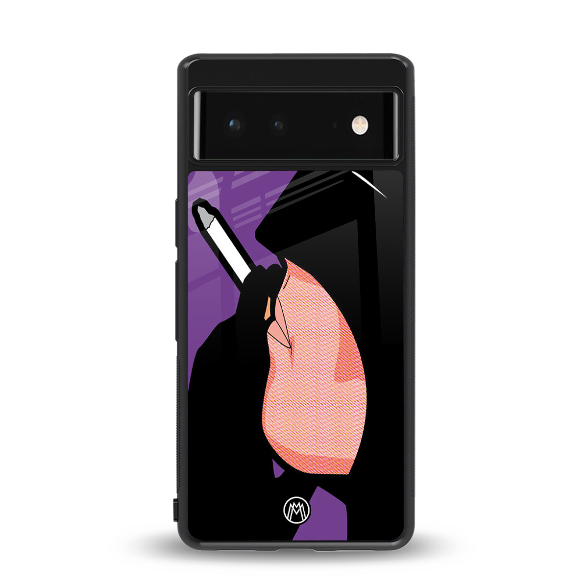 smoking batman back phone cover | glass case for google pixel 6