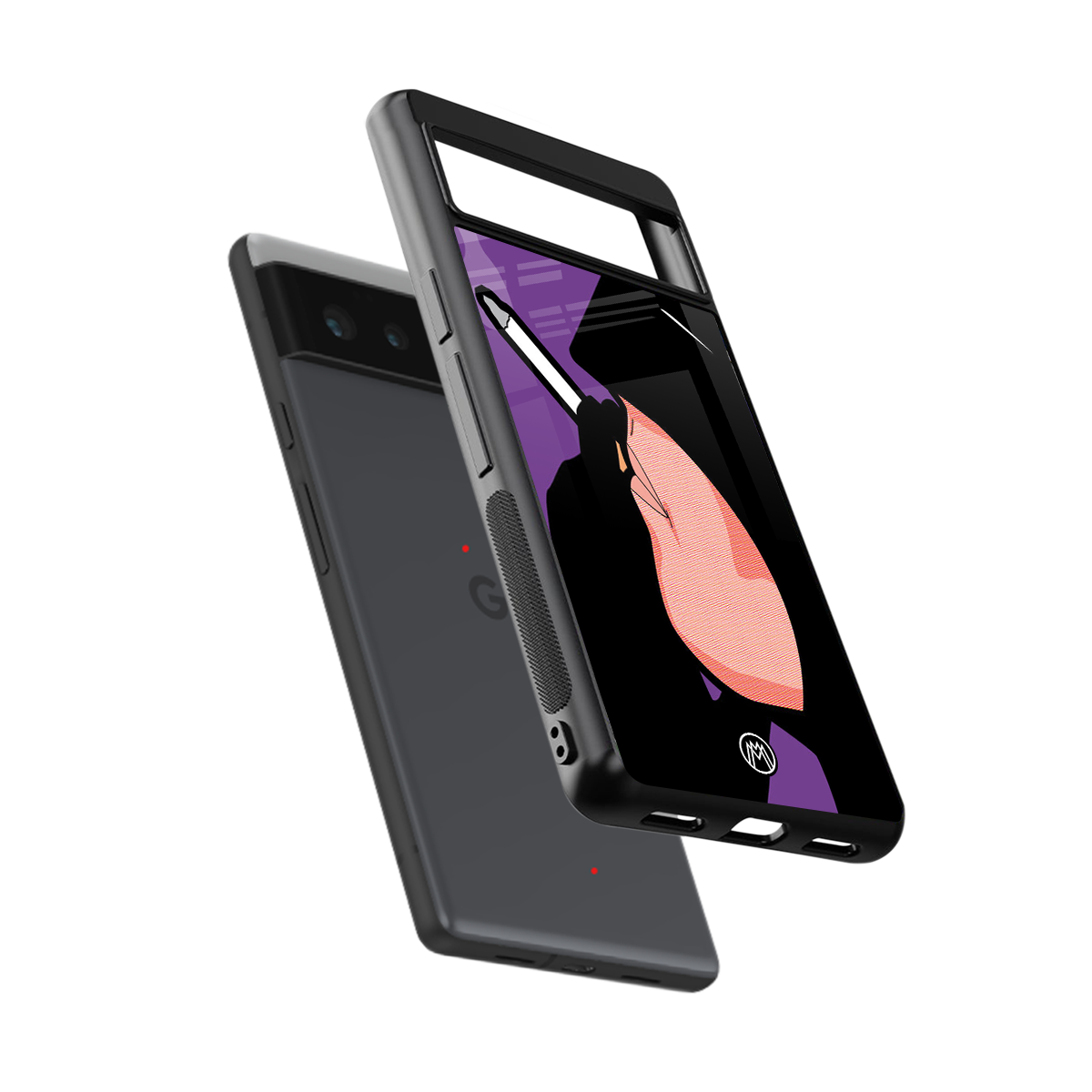 smoking batman back phone cover | glass case for google pixel 6