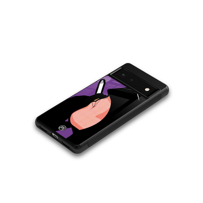 smoking batman back phone cover | glass case for google pixel 6