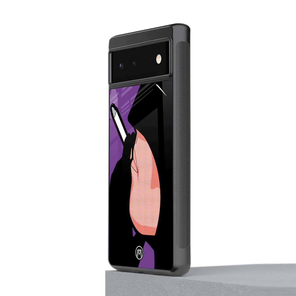 smoking batman back phone cover | glass case for google pixel 6