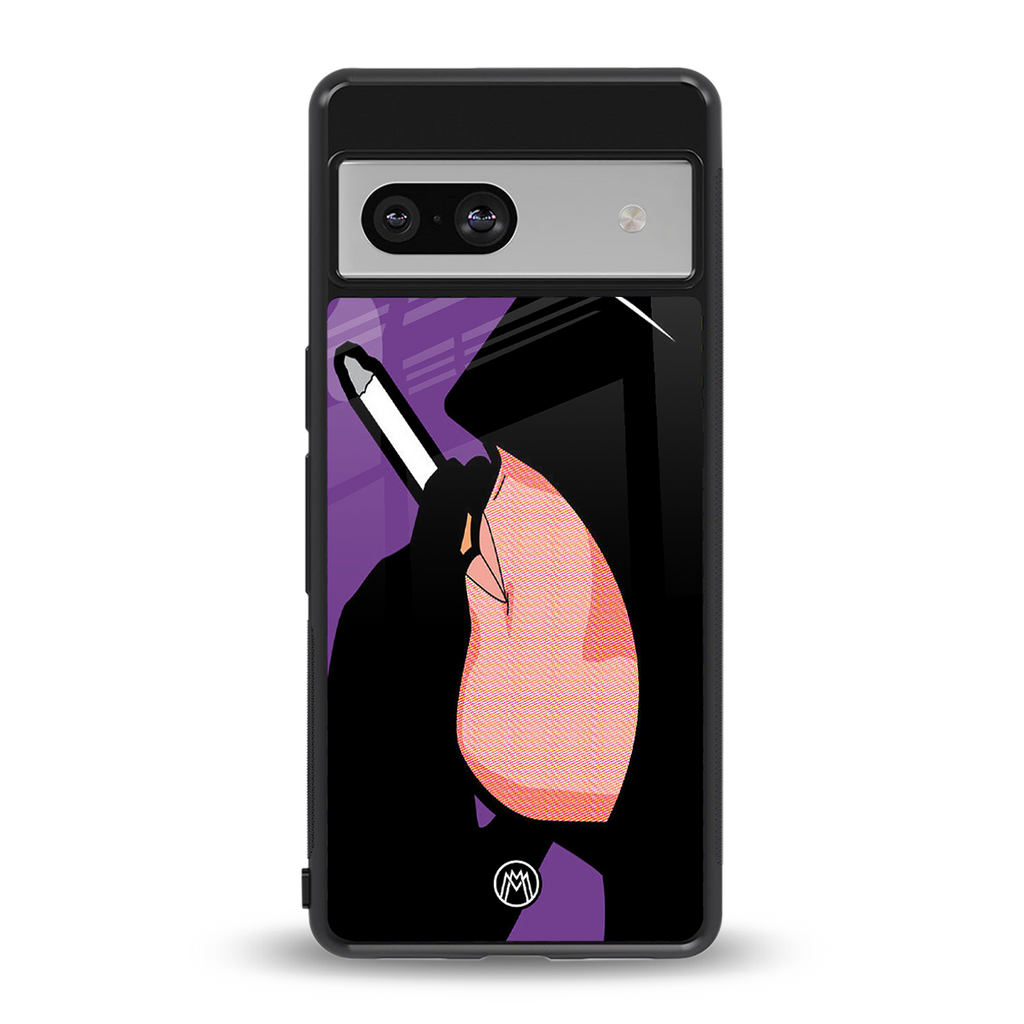 smoking batman back phone cover | glass case for Google Pixel 7