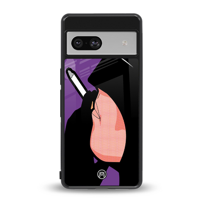smoking batman back phone cover | glass case for Google Pixel 7A