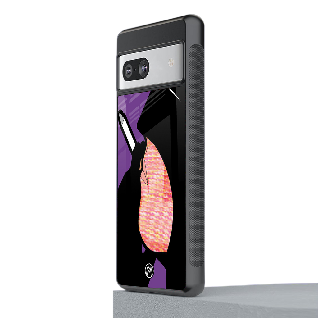 smoking batman back phone cover | glass case for Google Pixel 7