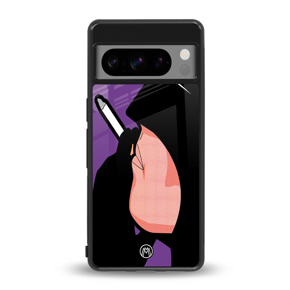 smoking batman back phone cover | glass case for google pixel 8 pro