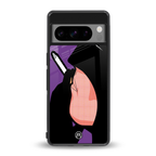 smoking batman back phone cover | glass case for google pixel 8 pro