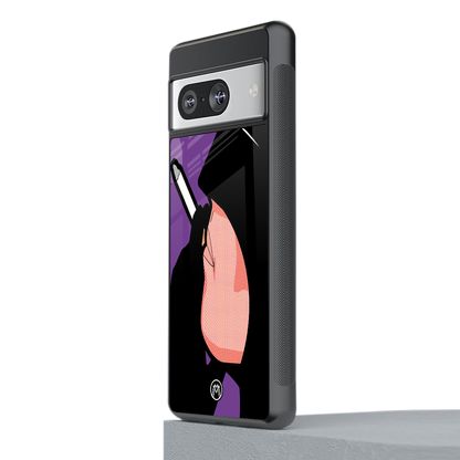 smoking batman back phone cover | glass case for Google Pixel 8