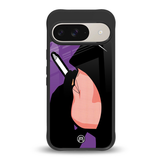 smoking batman back phone cover | glass case for google pixel 9