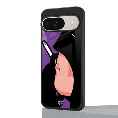 smoking batman back phone cover | glass case for google pixel 9