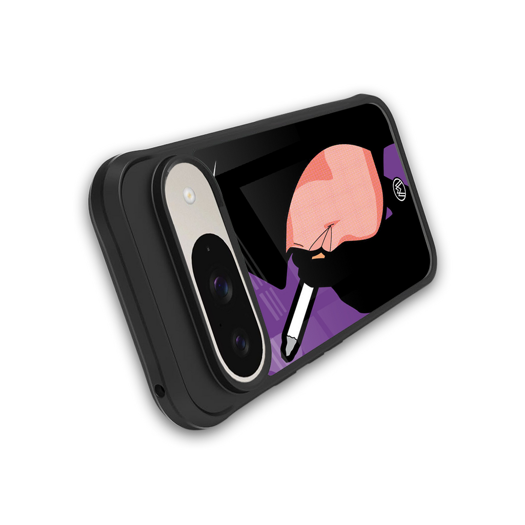 smoking batman back phone cover | glass case for google pixel 9