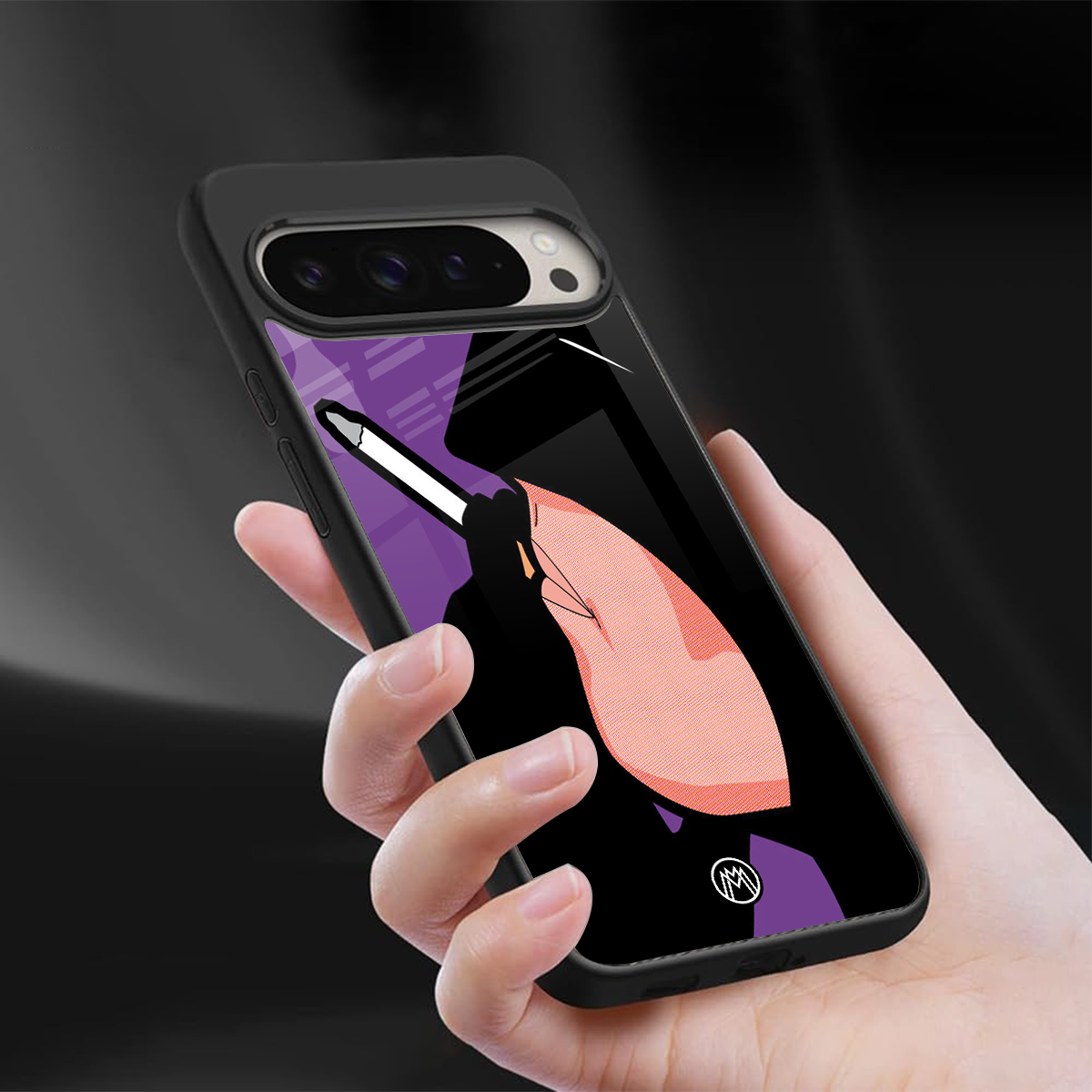 smoking batman back phone cover | glass case for google pixel 9 pro