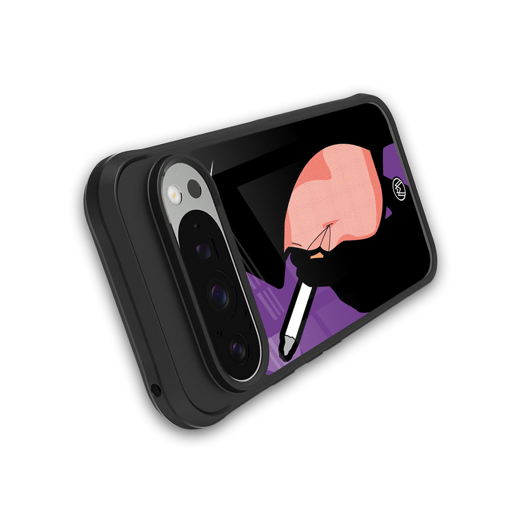 smoking batman back phone cover | glass case for google pixel 9 pro