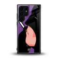 smoking batman back phone cover | glass case for samsung galaxy s23 ultra