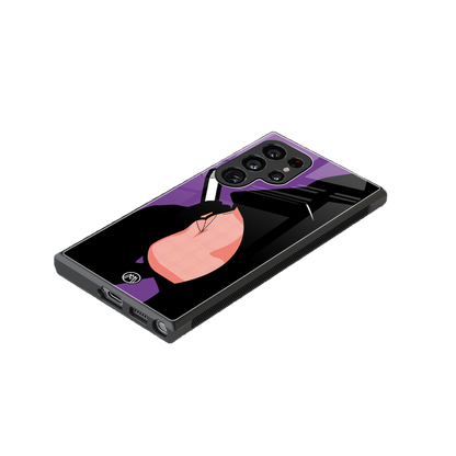 smoking batman back phone cover | glass case for samsung galaxy s24 ultra