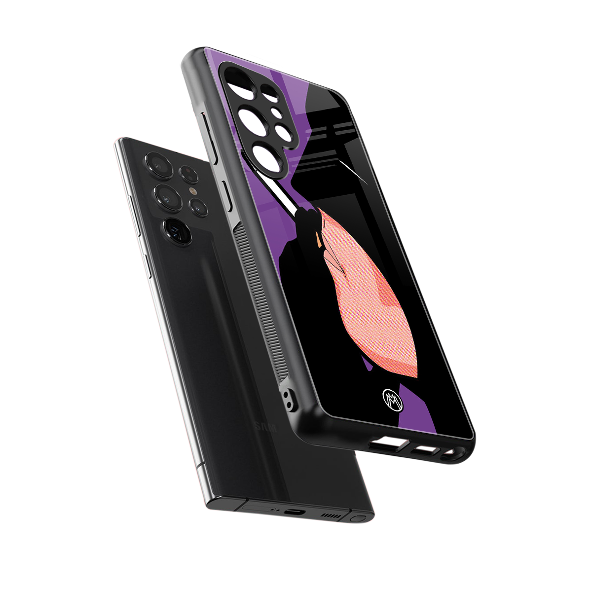 smoking batman back phone cover | glass case for samsung galaxy s25 ultra