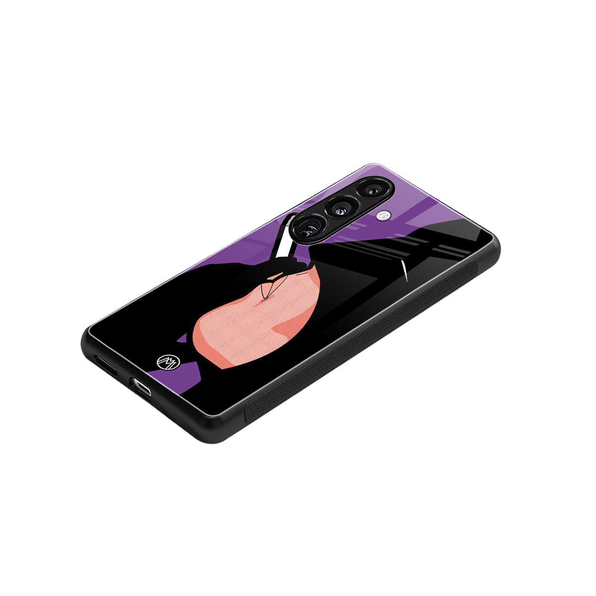 smoking batman back phone cover | glass case for samsung galaxy s24
