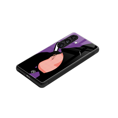 smoking batman back phone cover | glass case for samsung galaxy s24 fe