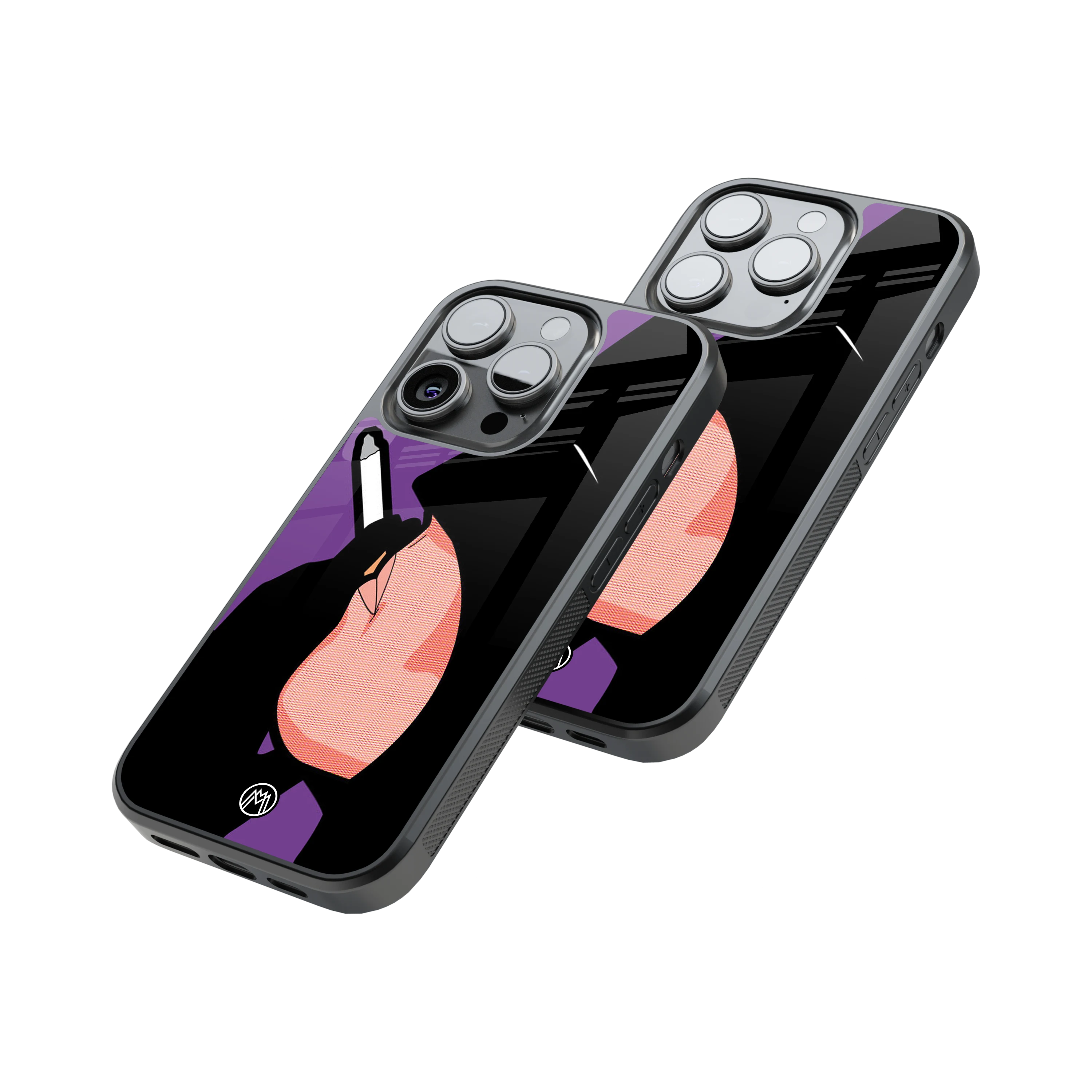 Protective Glass Back Phone Case Compatible with iPhone, Samsung, OnePlus, Pixel & More