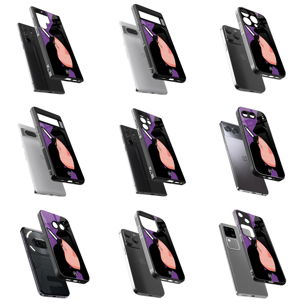 Durable Glass Back Mobile Case for iPhone, Samsung, OnePlus, Google Pixel, Redmi, Vivo, Oppo