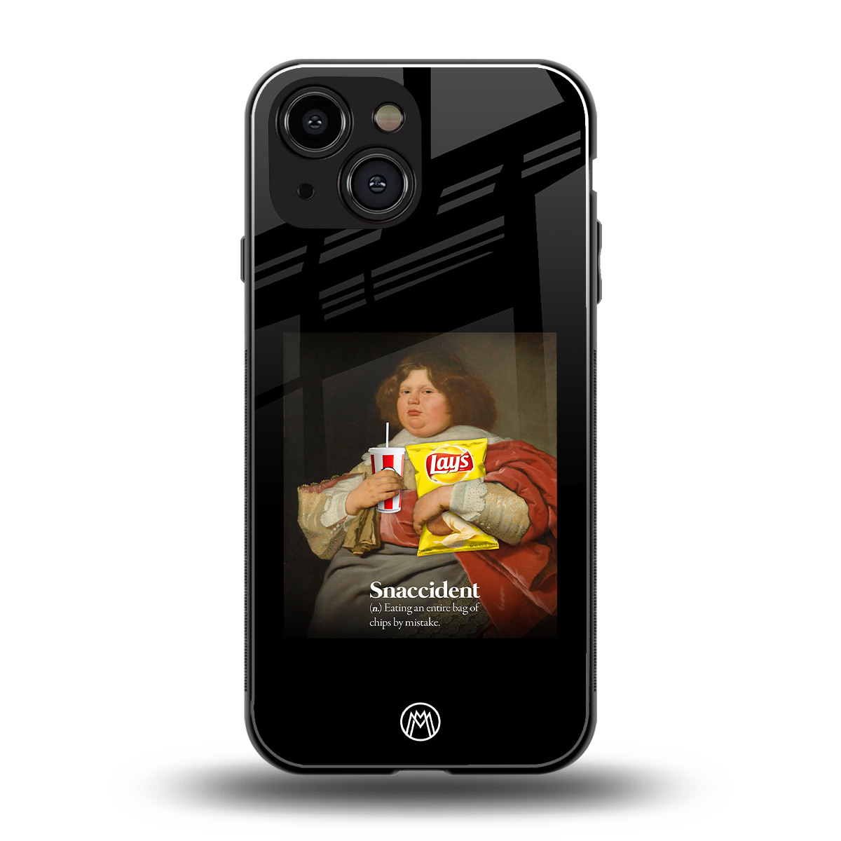 snaccident back phone cover | glass case for iphone 13 mini