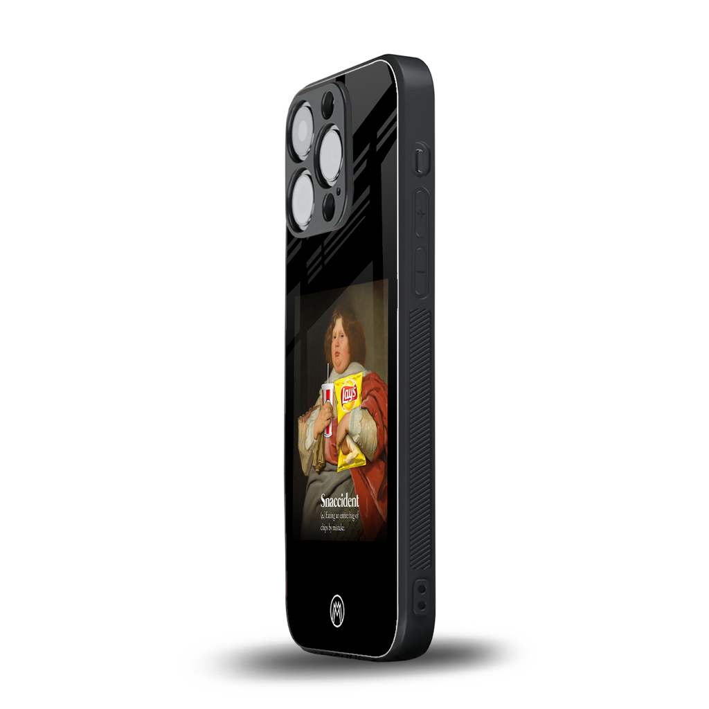 snaccident back phone cover | glass case for iphone 13 pro