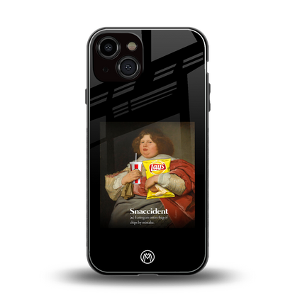 snaccident back phone cover | glass case for iphone 13