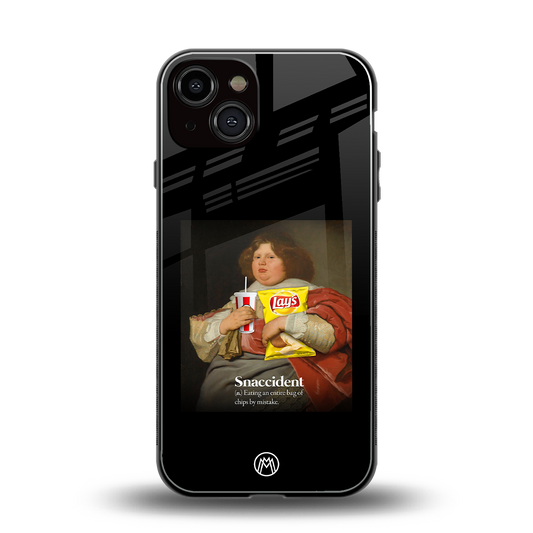 snaccident back phone cover | glass case for iphone 13