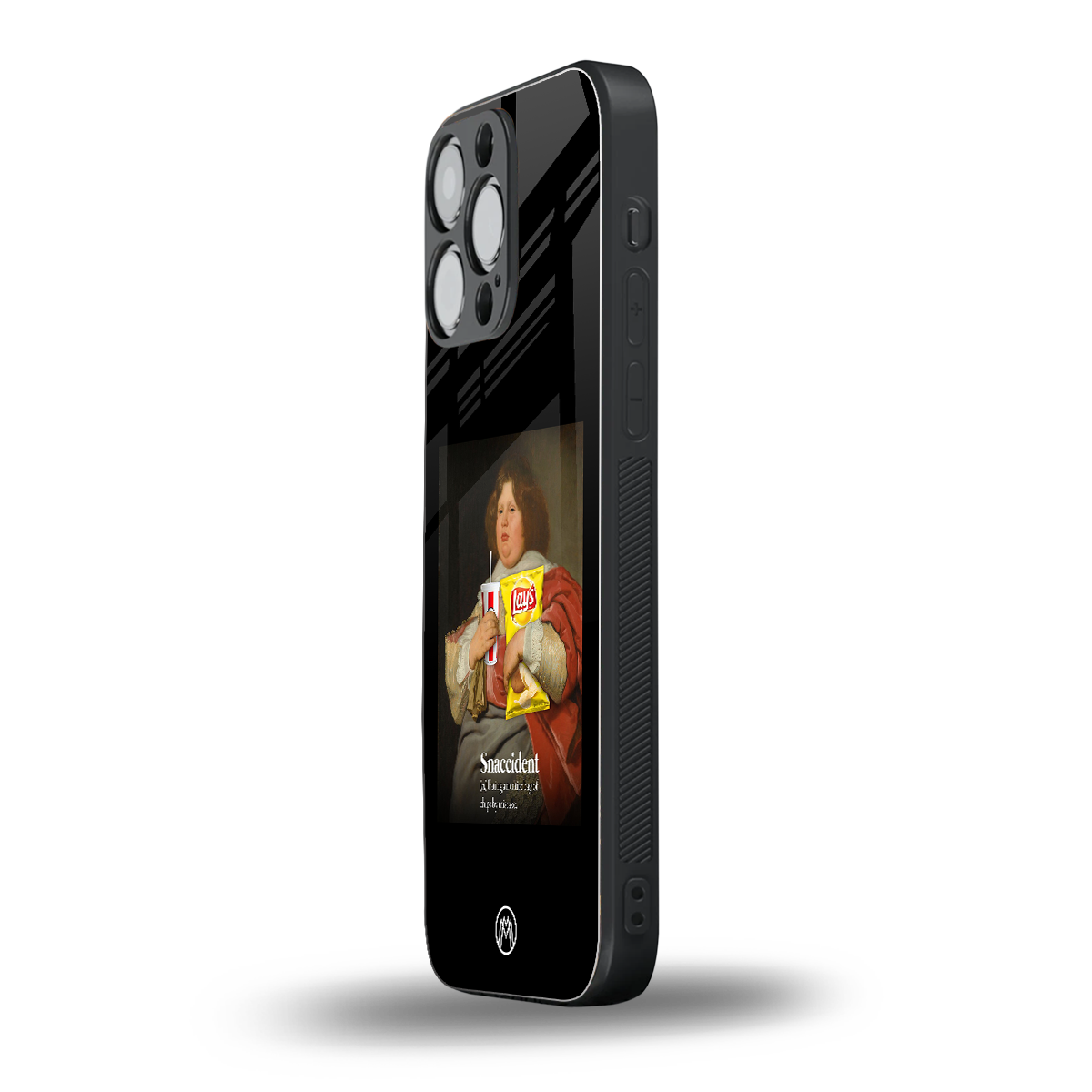 snaccident back phone cover | glass case for iphone 14 pro max