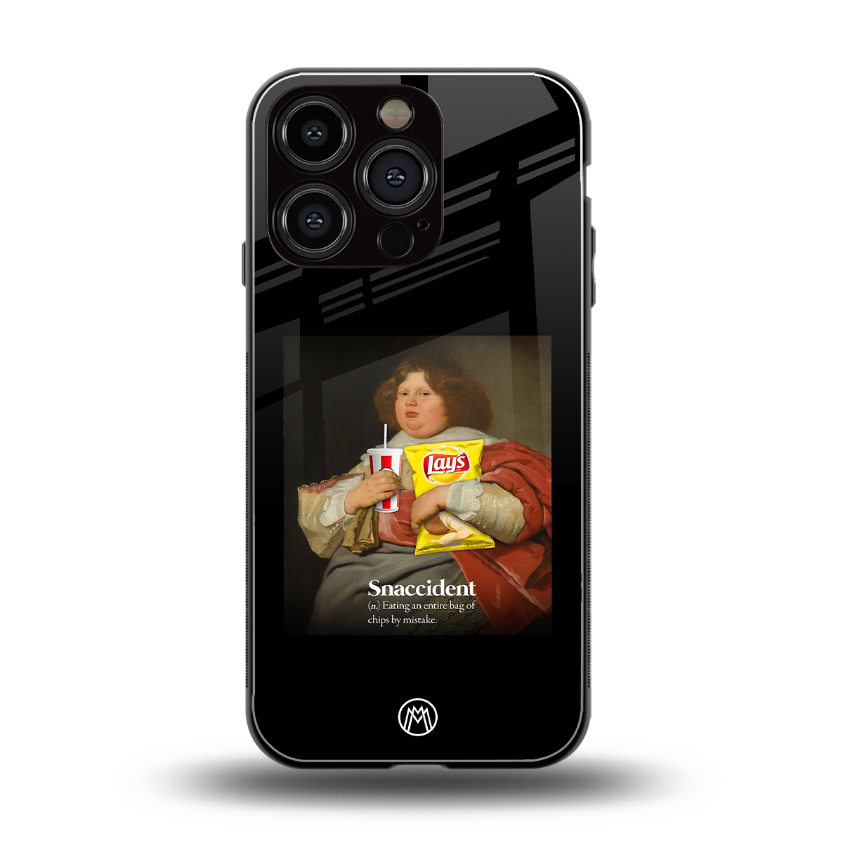 snaccident back phone cover | glass case for iphone 16 pro