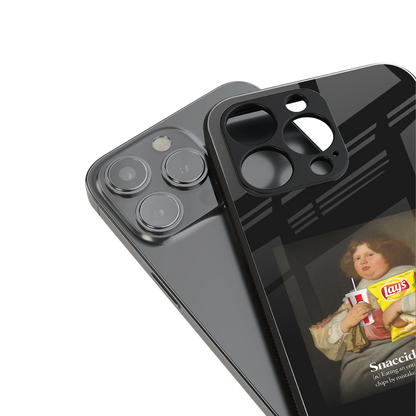 snaccident back phone cover | glass case for iphone 14 pro max