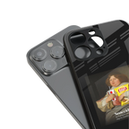 snaccident back phone cover | glass case for iphone 15 plus