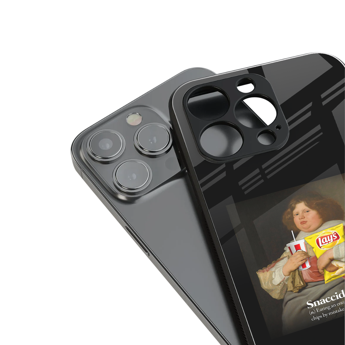 snaccident back phone cover | glass case for iphone 15 plus