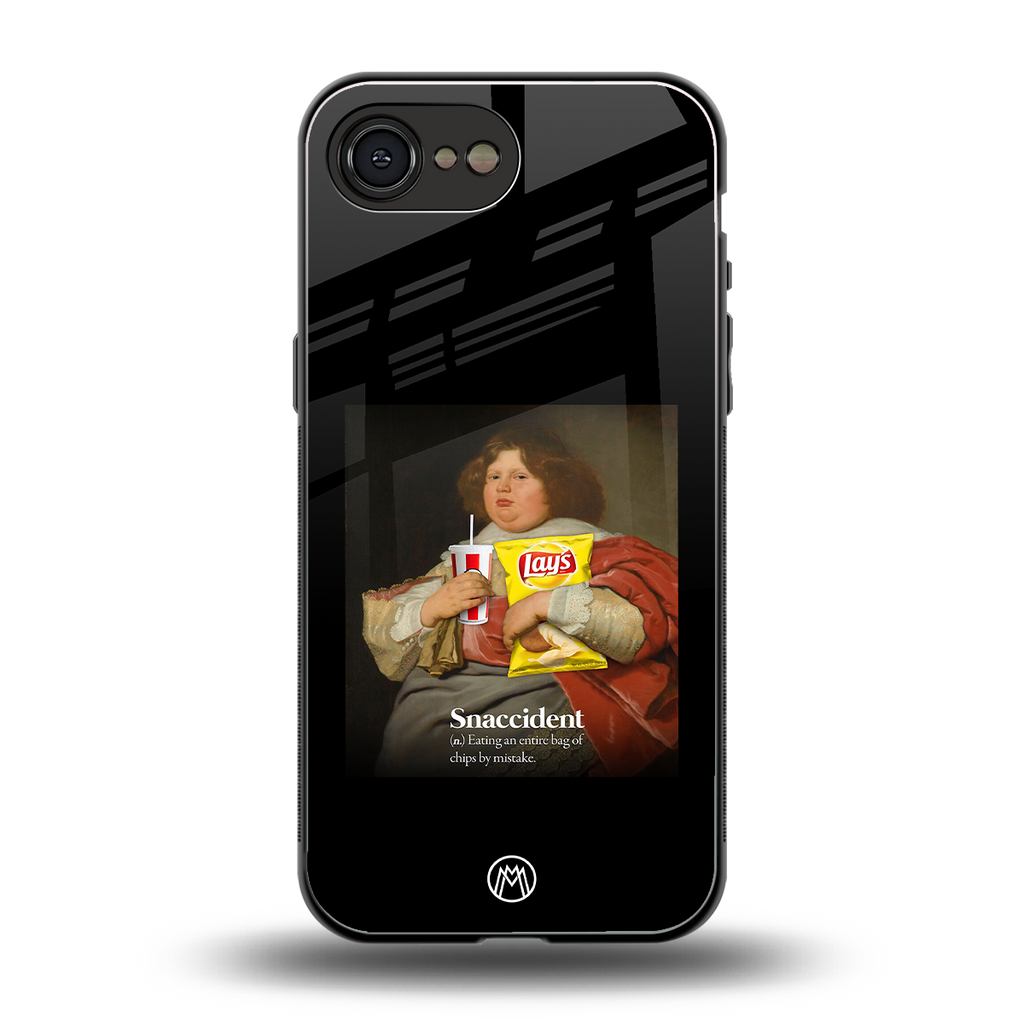 snaccident back phone cover | glass case for iphone 16e