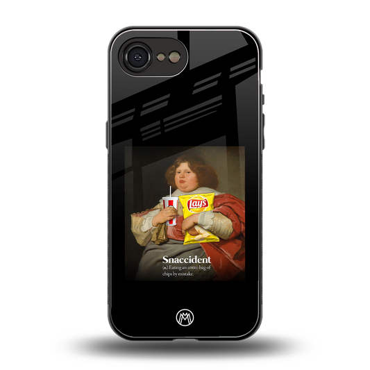 snaccident back phone cover | glass case for iphone 16e