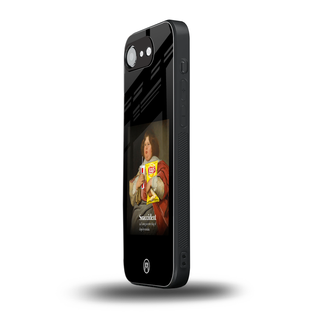 snaccident back phone cover | glass case for iphone 16e