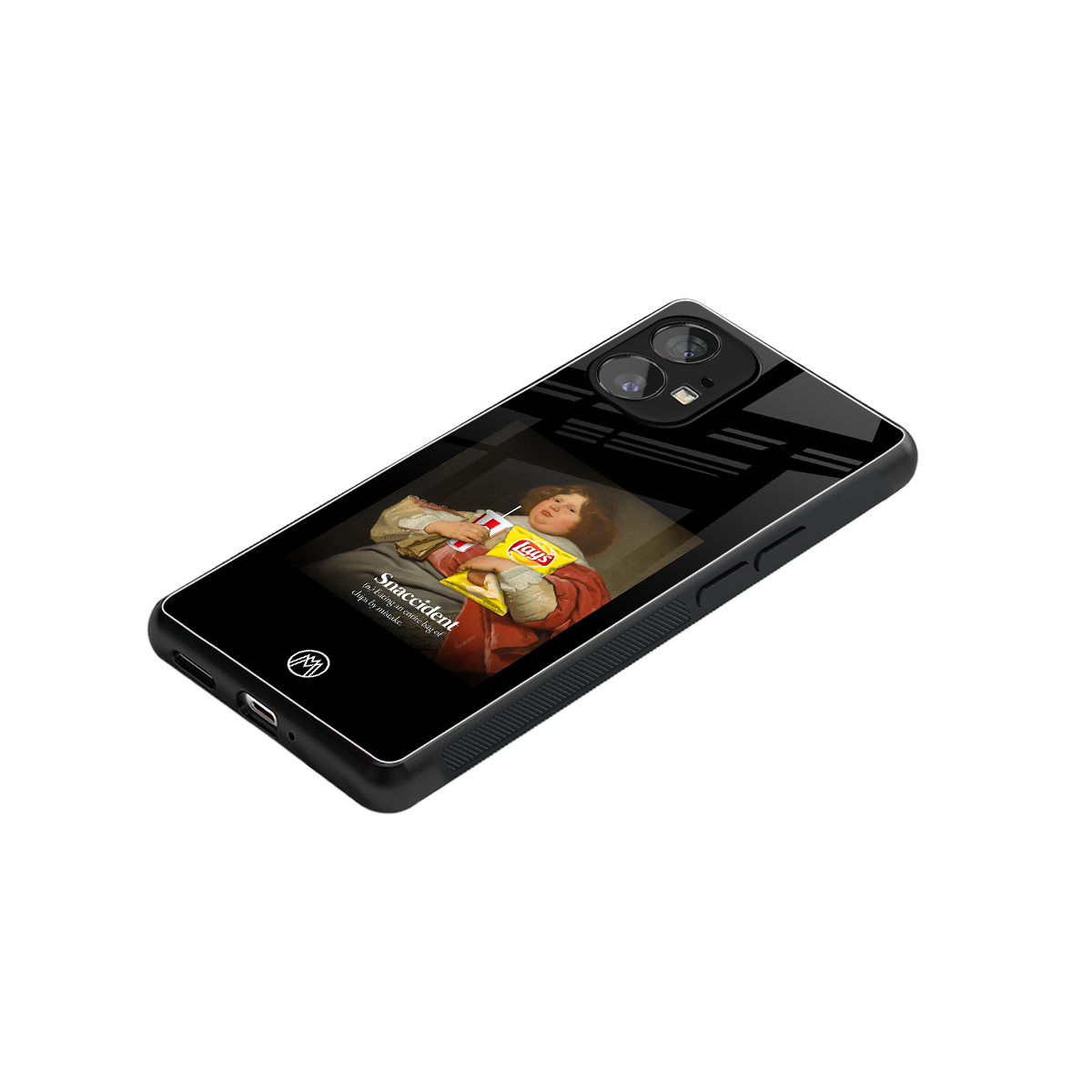 snaccident back phone cover | glass case for nothing phone 1