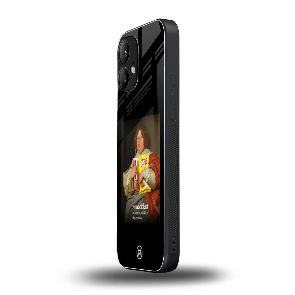 snaccident back phone cover | glass case for nothing phone 2