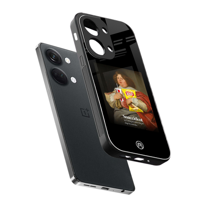 snaccident back phone cover | glass case for oneplus nord 3